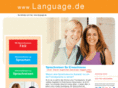language.de