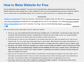howmakewebsitefree.com