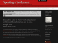speakingofsettlements.com
