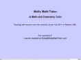 mollymathtutor.com