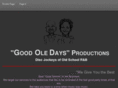 goodoledaysdjs.com
