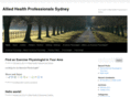 alliedhealthprofessionalssydney.com