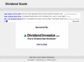 dividendquote.com