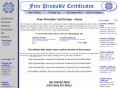 free-printable-certificates.com