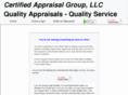 certifiedappraisalgroupllc.com