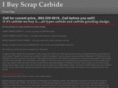 ibuyscrapcarbide.com