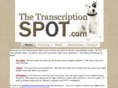 thetranscriptionspot.com