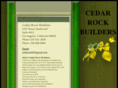 cedarrockbuilders.com