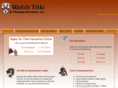 walshtitle.com