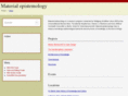 materialepistemology.org