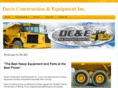 davisconstructionandequipment.com
