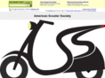 americanscootersociety.com