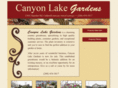 canyonlakegardens.com