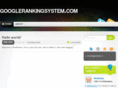 googlerankingsystem.com