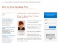 howtostopsmokingnow.co.uk