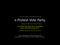 protestvoteparty.org