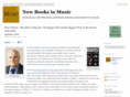 newbooksinmusic.com