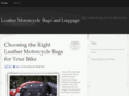 eleathermotorcycleluggage.com