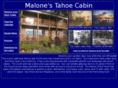 malonestahoecabin.com