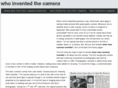 whoinventedthecamera.com