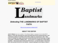 baptistlandmarks.org