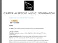 carteralbrechtmusicfoundation.org