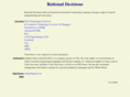 rational-decisions.com