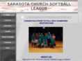 sarasotachurchsoftballleague.com