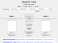 studentsttest.com