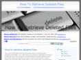 howtoretrievedeletedfiles.net