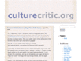culturecritic.org