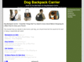 dogbackpackcarrier.com