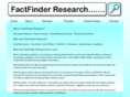 factfinderresearch.com