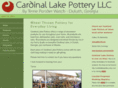 cardinallakepottery.com