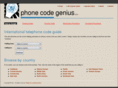 phonecodegenius.com