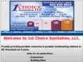 1stchoicesanitationllc.com
