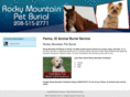 rockymountainpetburial.com