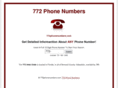 772phonenumbers.com
