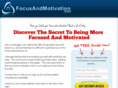focusandmotivation.com