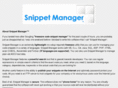 snippetmanager.com