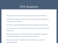 cfaquestions.com