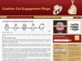 unique-cushion-cut-engagement-rings.com