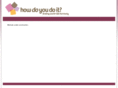 howdoyoudoit.com.au