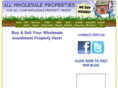 allwholesaleproperties.com