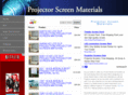 projectorscreenmaterials.com