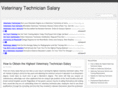 veterinarytechniciansalary.org