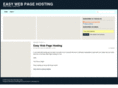 easywebpagehosting.com