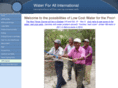 waterforallinternational.org