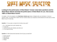 sheetmusicselector.com