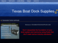 texasboatdocksupplies.net